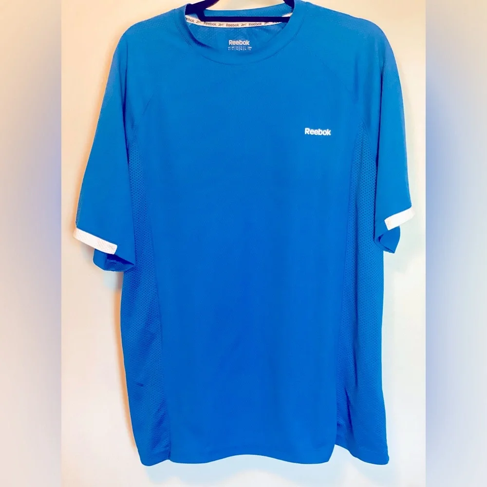 Mens Reebok Royal Blue, Hydromove Shirt, size Large - Picture 1 of 4